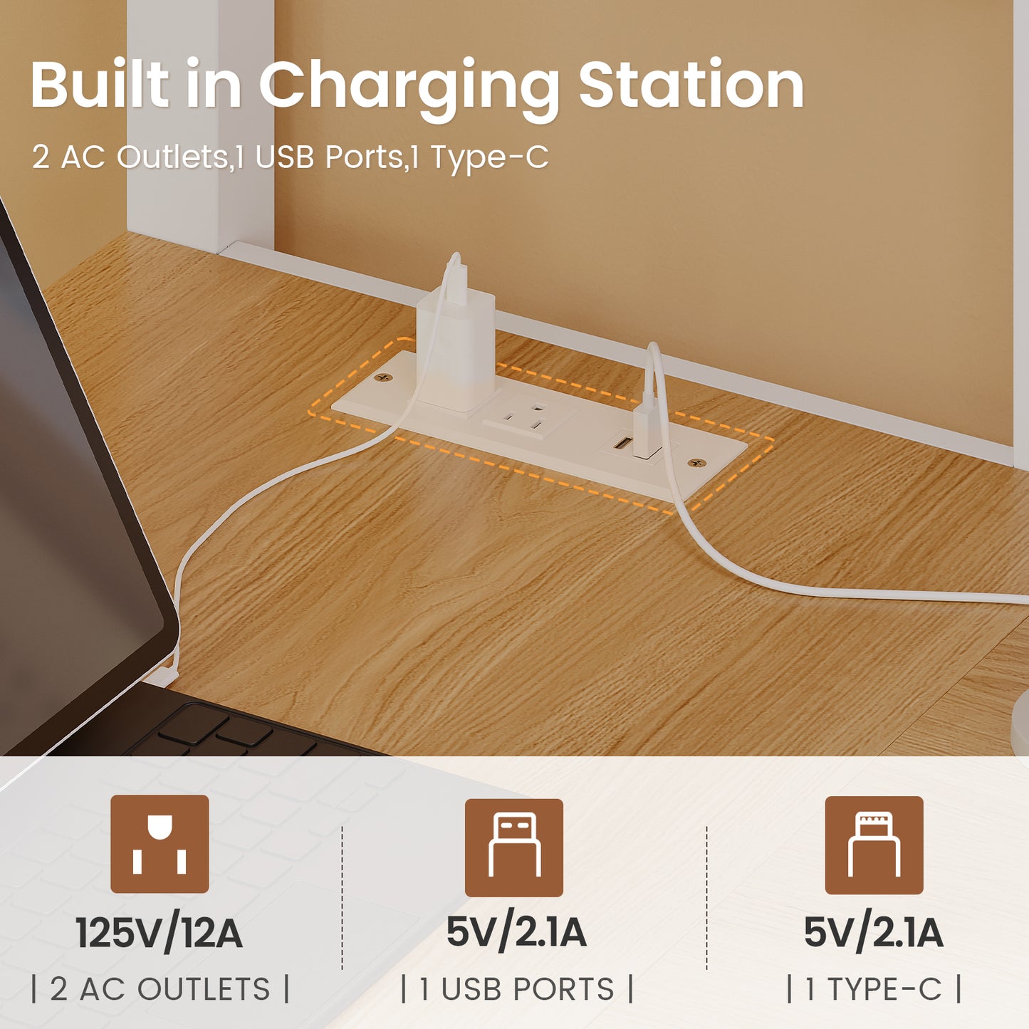 Twin Size Loft Bed with L Shaped Desk and 4 Drawers, Metal Bed Frame with Storage Shelf, Power Outlet and LED Lighted, No Box Spring Needed, Black